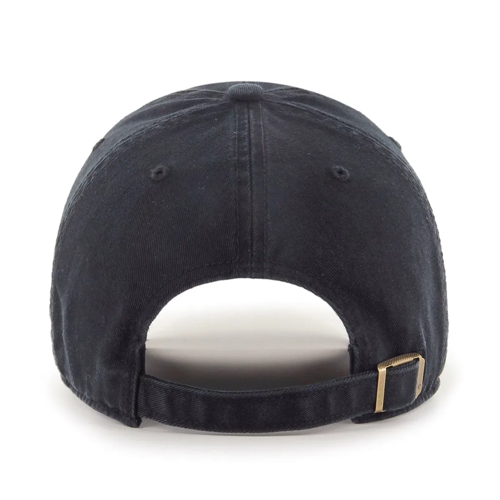 Casquette 47 Brand Clean Up LA Dodgers Black Washed - Strapback Noire