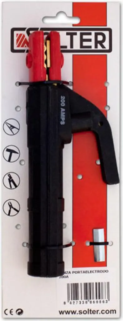 Solter Pinza Elettrodo 200A Originale | Ricambio Professionale MMA