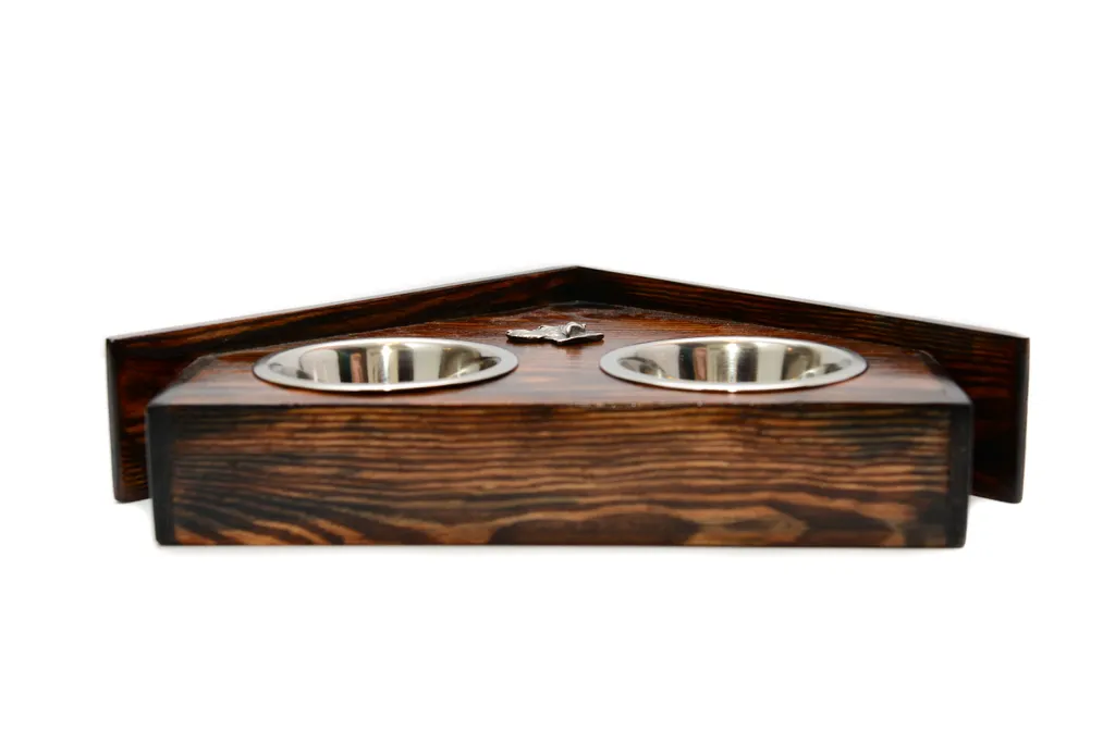Ciotole Decorative Vizsla Art-Dog - Supporto Legno Lusso per Cani - 2