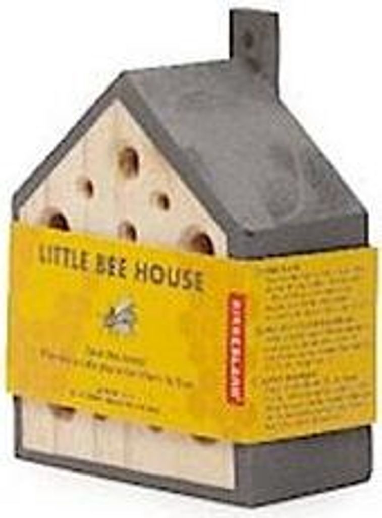 Insektenhotel Bienenhaus für Wildbienen, Nistplatz für Bestäuber, 12x12 cm, aus nachhaltigem Holz