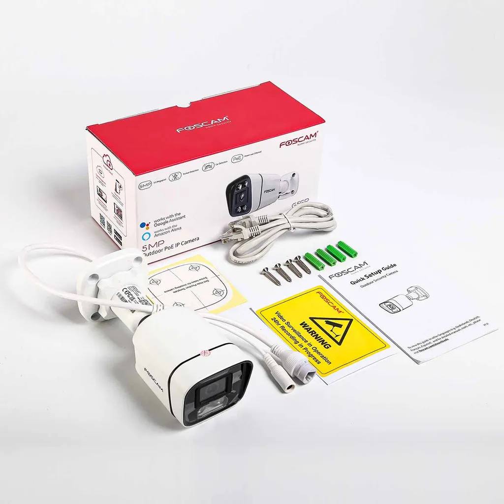 Foscam V5EP 5MP PoE: La Smart Camera Compatibile Alexa e Google - 6