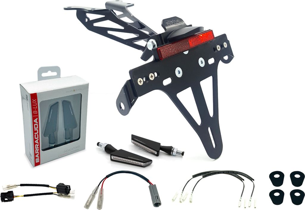 alpha Technik Kennzeichenhalter-Blinker-Kit Yamaha Tracer 700 ab '20 für Tracer 700 RM31 EURO5