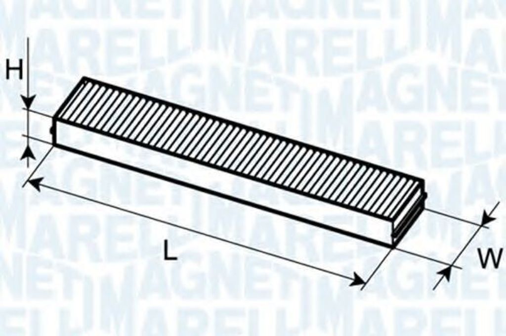MAGNETI MARELLI 350203061870 Innenraumfilter Pollenfilter für FORD MONDEO III Kombi (BWY)