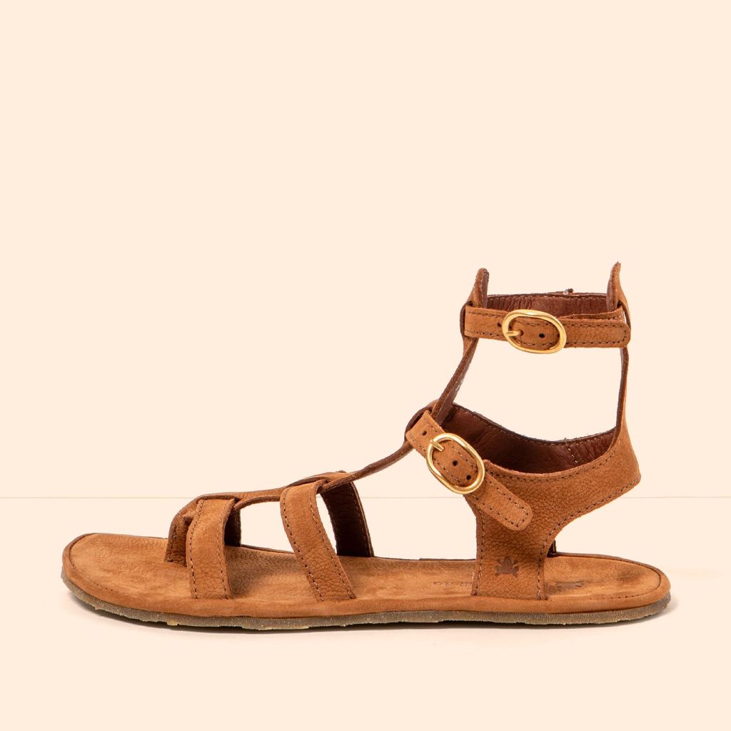 El Naturalista Sandalen Damen N5687 NOBUCK CUERO/ BARE SANDALS Farbe Braun
