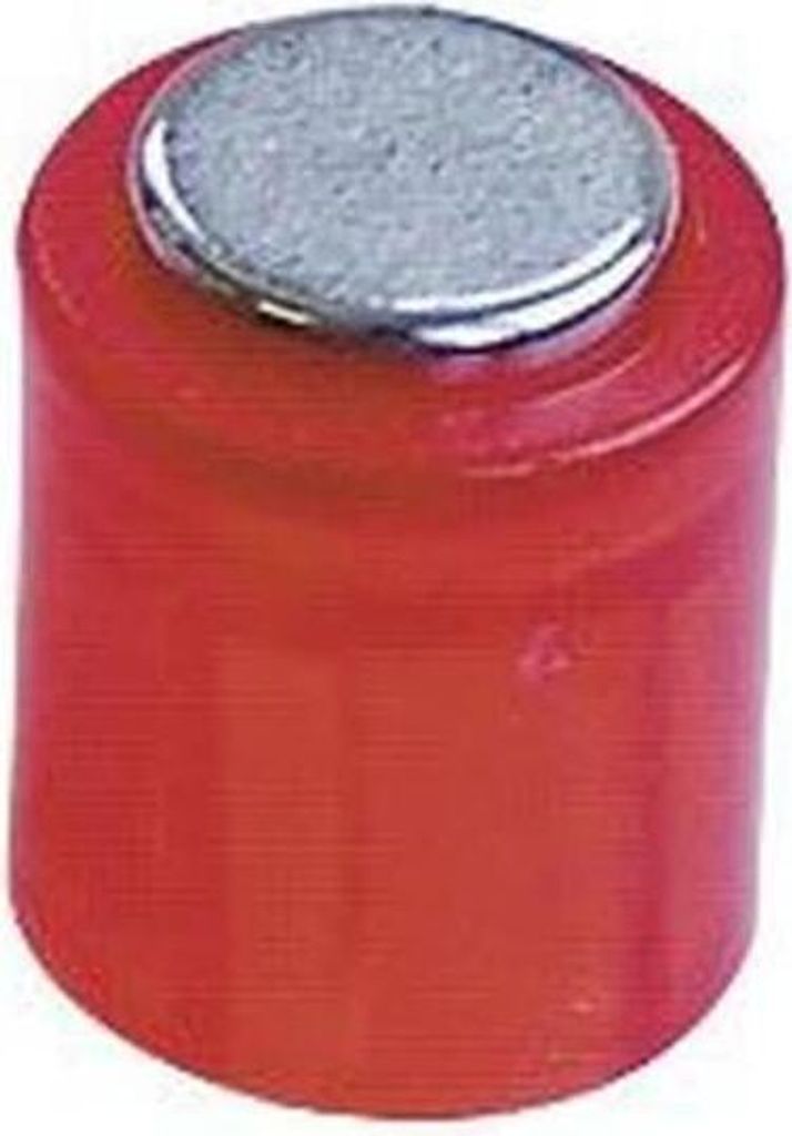 Magnet Power Zylinder 14x19mm VE=50 Stück kristallrot