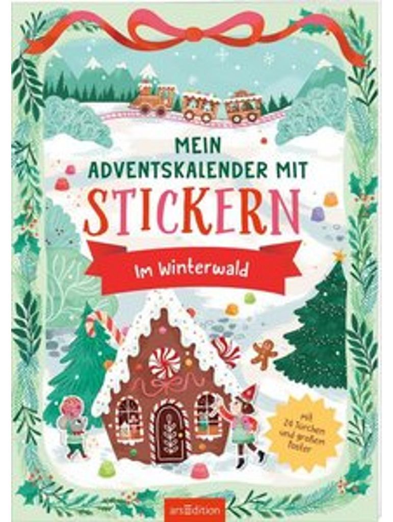 Mein Adventskalender mit Stickern - Im Winterwald Produktbild 
