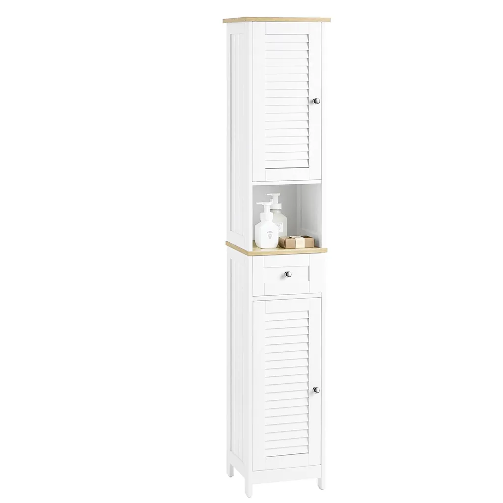 OCCASIONE SoBuy FRG236-WN: Mobile Colonna Bagno Design Salvaspazio