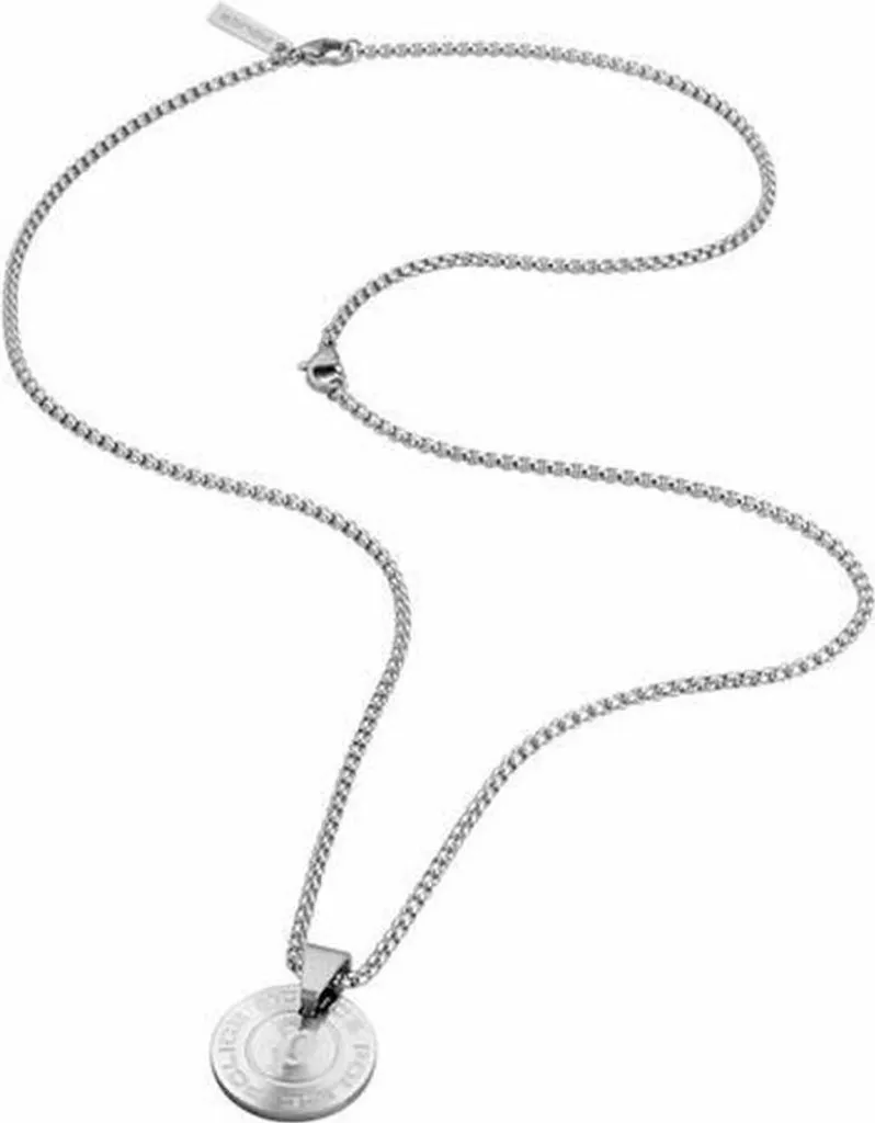 Chaîne et Pendentif Homme Police PJ26273PSS01 Look Urbain et Moderne