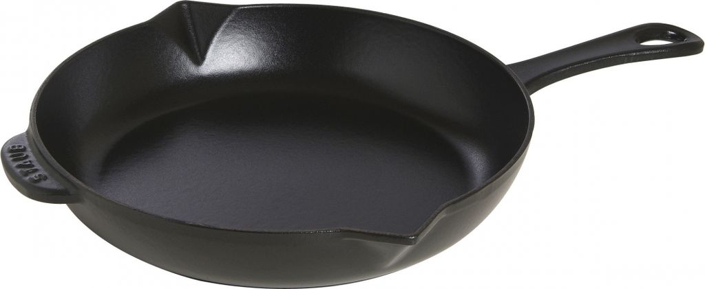 Staub Guss Bratpfanne mit Gusseisengriff Schwarz 26 cm Produktbild 