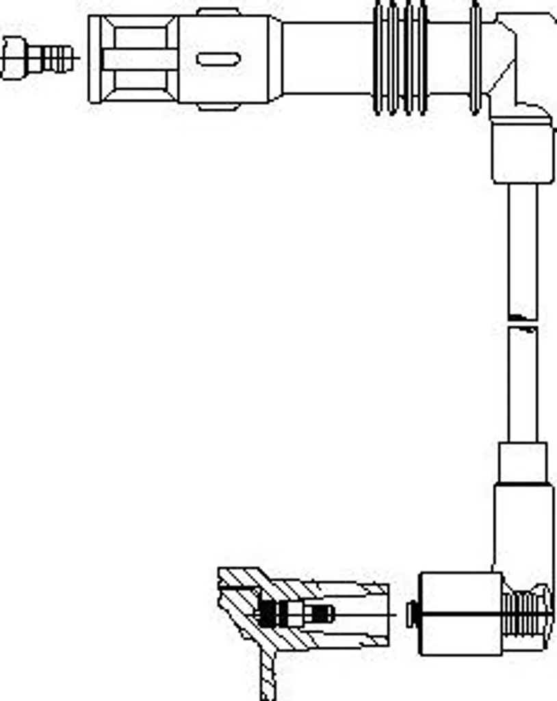 Cavo Accensione BREMI 169/53 OE N10418504 per Polo 6N Ibiza Cordoba