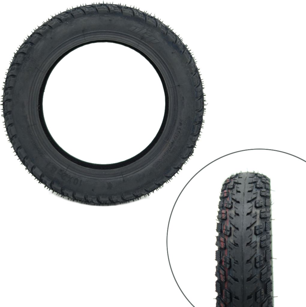 Off-Road OFFROAD Reifen 10x2-6.1 für Xiaomi M365 / PRO / PRO 2 / 1S / Essential / Mi 3 / Motus Scooty 10 Lite / Siver 10 Lite