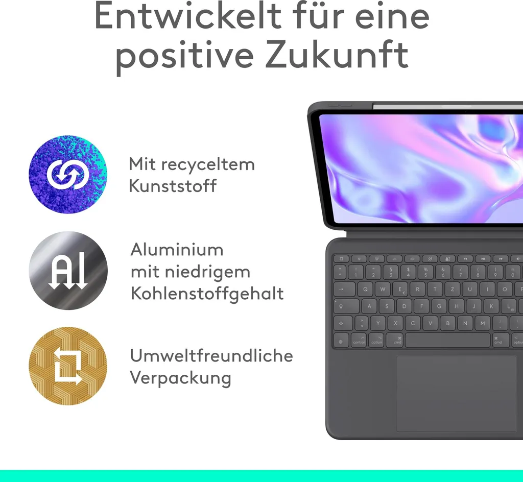 Logitech Combo Touch iPad Pro 13 M4 Clavier Rétroéclairé Smart Connect - 18