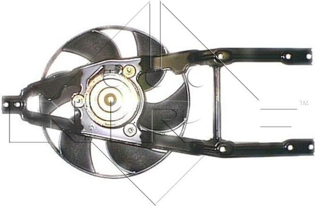 NRF 47995 - OE 6R0959455 Kühlerlüfter für A1 (8X), Ibiza (6J, 6P), Toledo IV (KG3), Rapid (NH), Fabia II (54), Fabia III (NJ), Polo (6C, 6R)