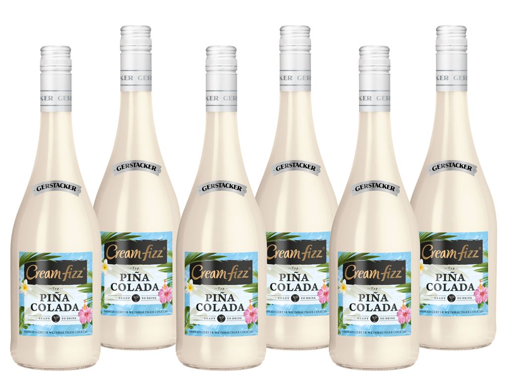 Gerstacker Cream fizz Pinacolada (6 x 0,75 l) Produktbild 