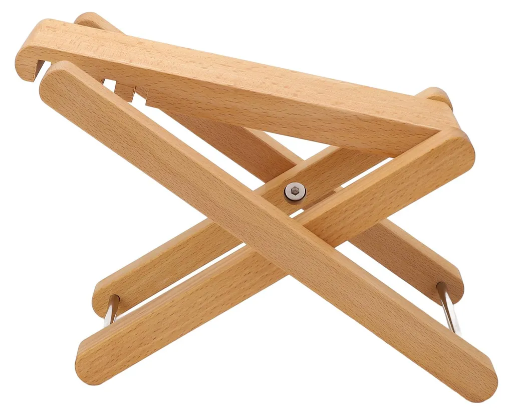 Support de pied pour guitare classique bois pliable hauteur ajustable - 8