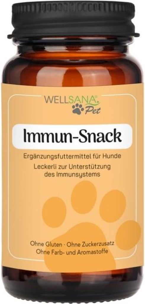 Wellsana Immun-Snack | Hunde Nahrungsergänzungsmittel | Multivitamin Hundeleckerlis mit Vitamin B Komplex, Biotin, Vitamin A & C, Zink & Eisen |...