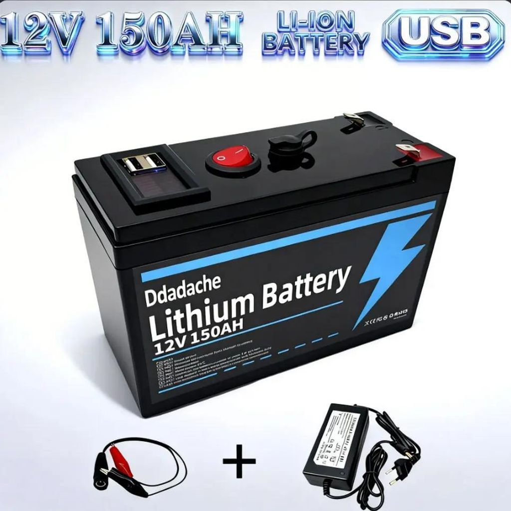 Lithium Batterie 12V 150Ah - LiFePO4 Deep Cycle Akku - Produktbild 
