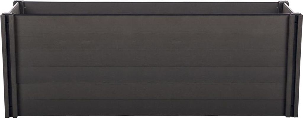 Hochbeet G21 Crop 183 x 68 x 80, WPC, Ebenholz