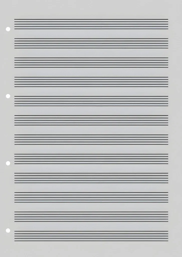 Feuillets Mobiles A4 pour Classeur avec Lignes de Notes de 12 mm - 4