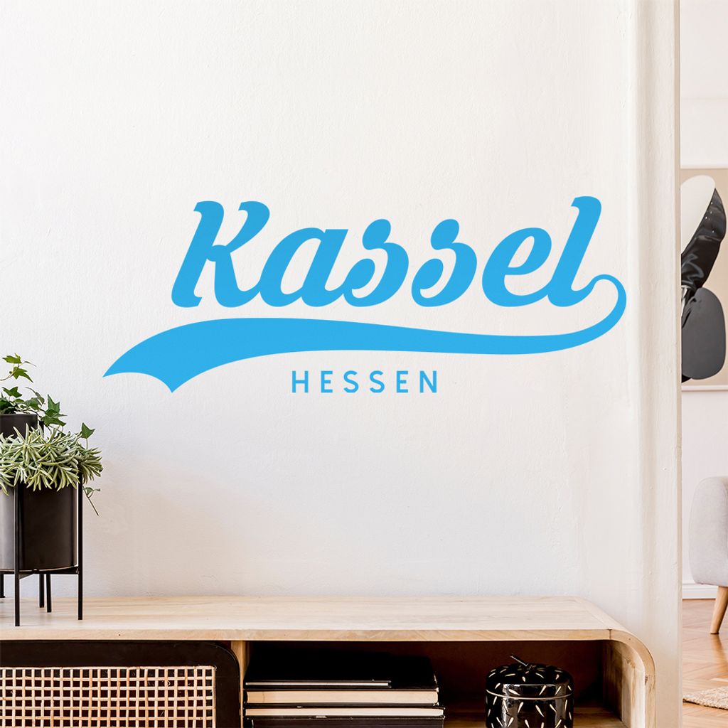 Kassel Hessen Wandtattoo Wandaufkleber Wall Sticker - Dekoration, Küche, Wohnzimmer, Schlafzimmer, Badezimmer