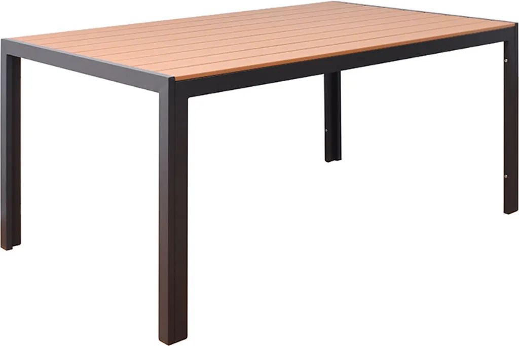 Home Deluxe Cantos Sedia Ensemble de Jardin 150x90 cm Table Aluminium