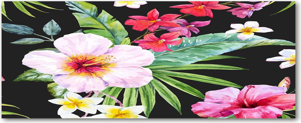 Tulup Glas-Bild Wandbild aus Glas - 125x50 - Wandkunst - Wandbild hinter gehärtetem Sicherheitsglas - Dekorative Wand für Küche & Wohnzimmer ...