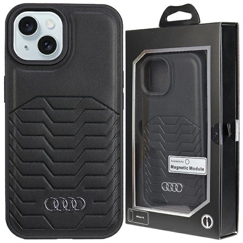 Audi Kunstledertasche Mit Magsafe Für Iphone 15 / 14 / 13 - Produktbild 