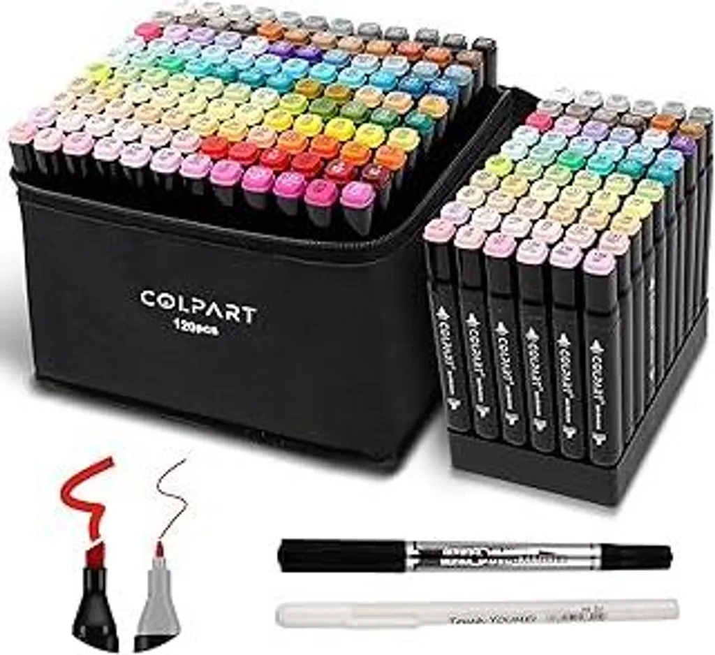 Colpart 120 Alcohol Markers: Precisione per Design e Architettura - 1