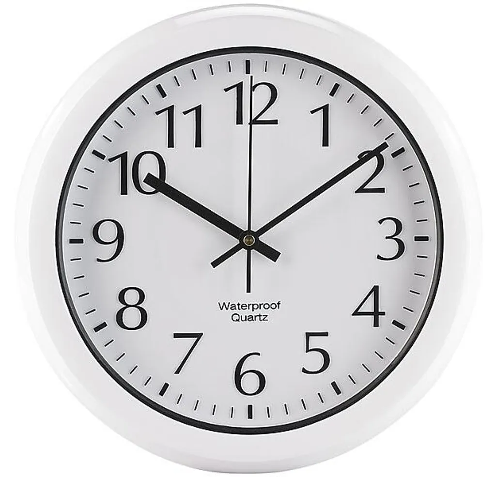 Horloge étanche radio-pilotée à affichage digital et capteur thermique