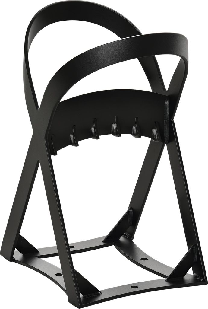 Manueller Holzspalter Kohlenstoffstahl Brennholzspalter schnelles Brennholzspaltwerkzeug leicht zu bedienen für Campen Outdoor Schwarz 24,4 x 20,8...