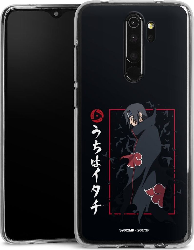 DeinDesign Handyhülle für Xiaomi Redmi Note 8 Pro Silikon Hülle Case Smartphone Schutzhülle Naruto Shippuden Offizielles Lizenzprodukt Itachi...