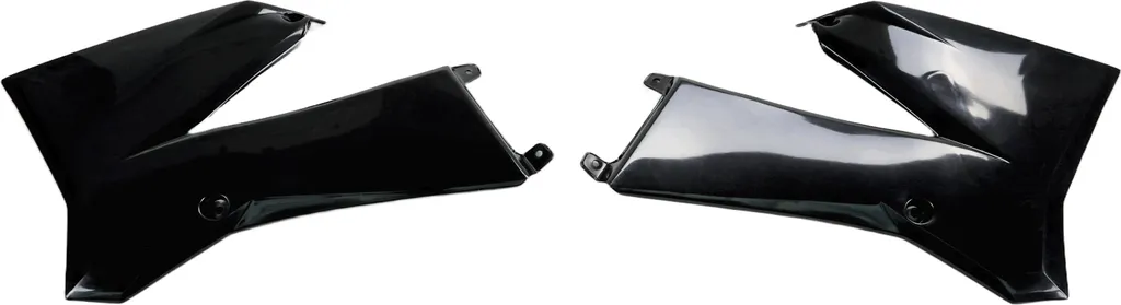 Copertura Radiatore UFO PLAST Nero 2 Parti - Convogliatori Cross Enduro