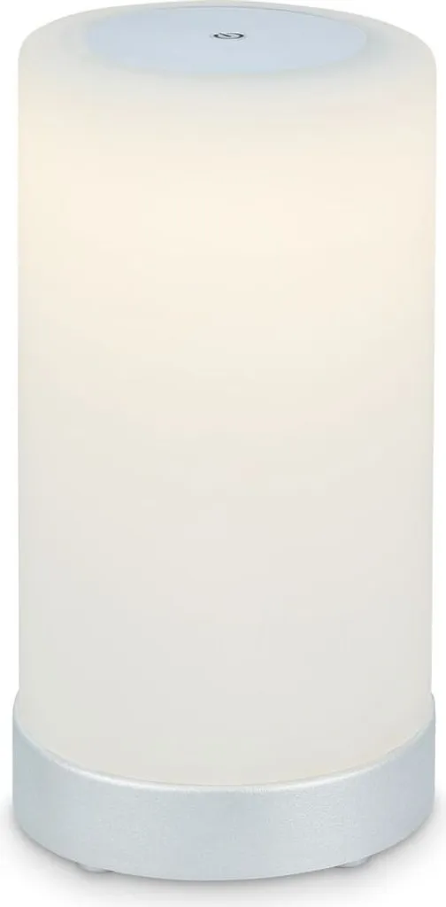 Abat-jour LED Briloner Touch | Design in Vetro e Cromo Senza Fili