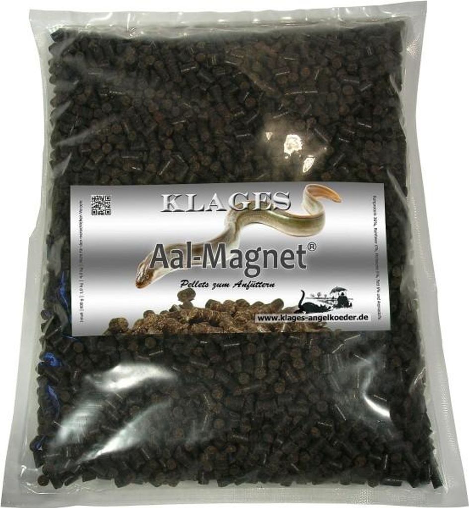 Klages Aal-Magnet Pellets 5mm 1kg Sonstiges Angelzubehr