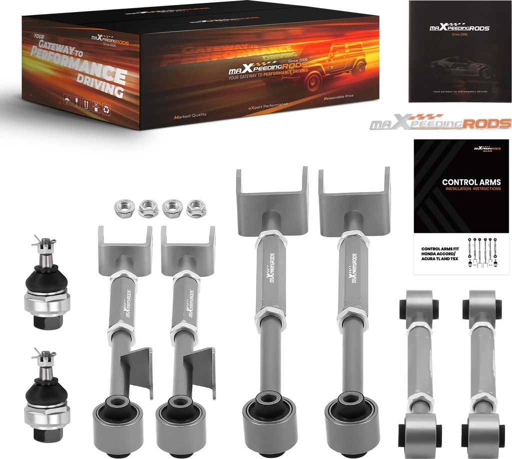 Adjustable Control Camber Arms Toe Kit w/Ball Joints for Produktbild 
