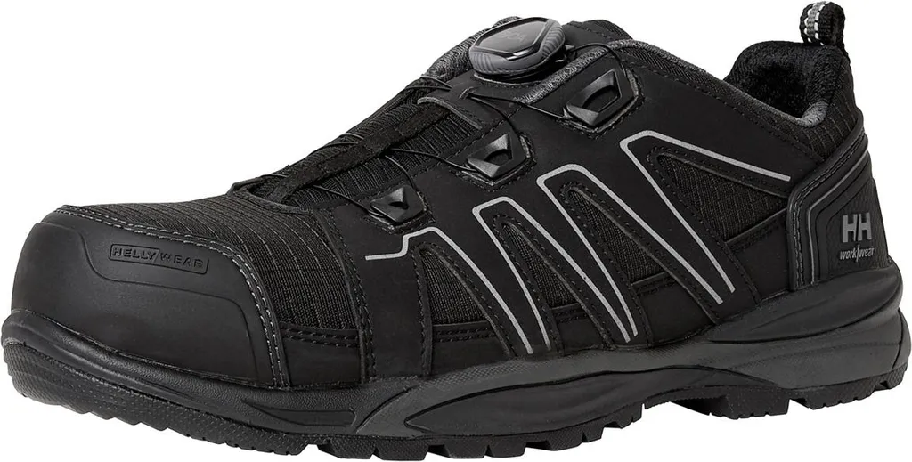 Chaussures Helly Hansen Manchester Low BOA S3 78423 Noir et Gris Taille 44