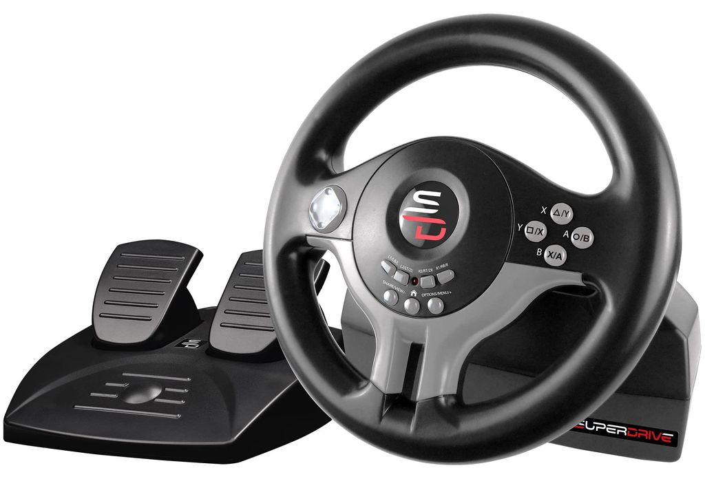 Subsonic SV200, Lenkrad + Pedale, Nintendo Switch, PC, Produktbild 