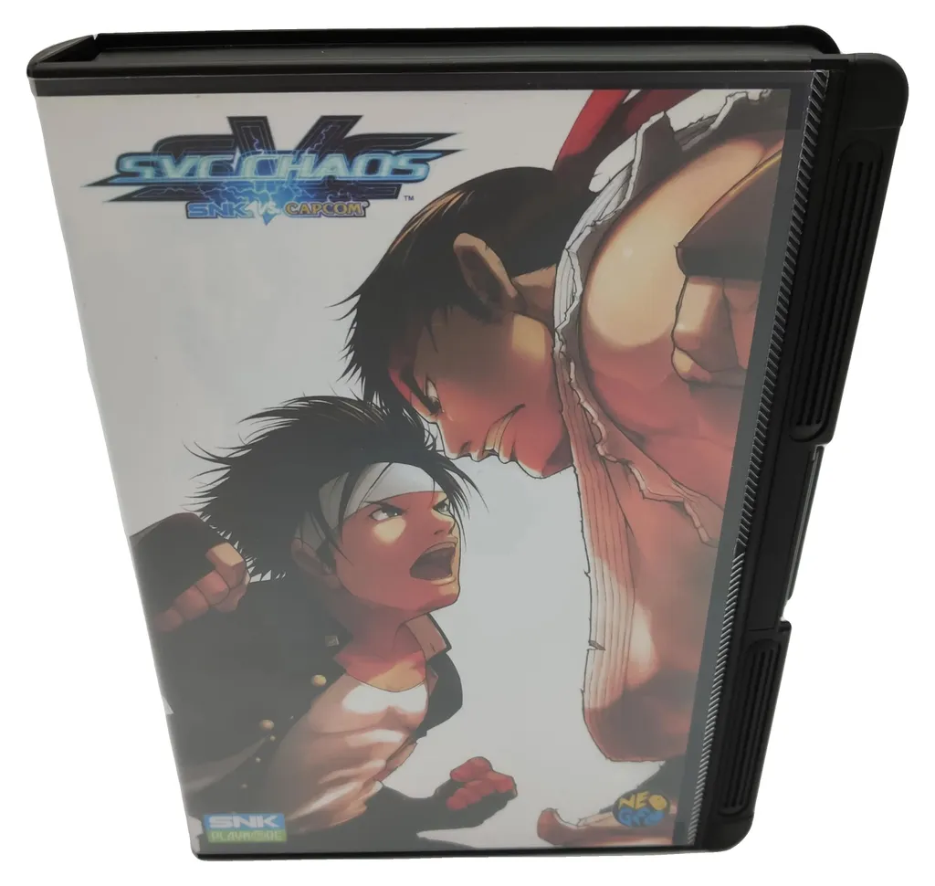Étui de Protection Noir pour Jeu SNK vs Capcom Fermeture Sécurisée