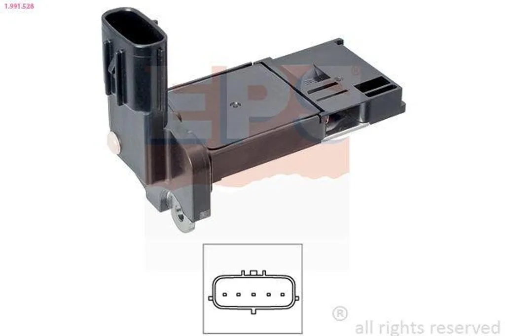 Débitmètre de masse d'air LMM pour Toyota Corolla XII Break E210 EPS