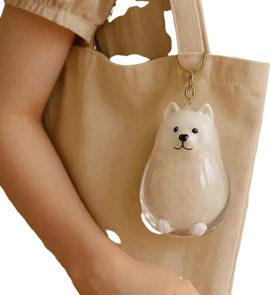 Charm Borsa Samoiedo Trendy - Portachiavi Pelo Animale Chic