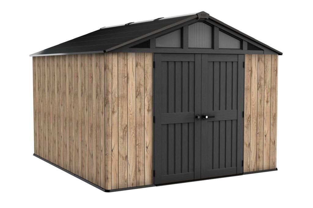 Keter Summit Gartenhaus 10×11.5 – Stahlverstärkt – DecoCoat Produktbild 