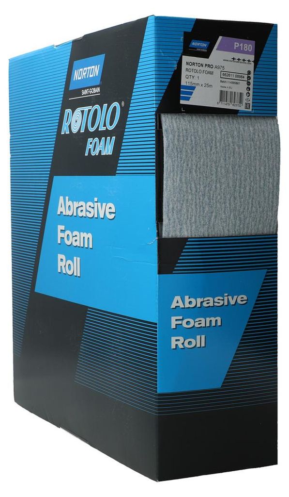 Schleifpapier Norton Pro Plus A975 Rotolo 115 mm x 25 m, Produktbild 