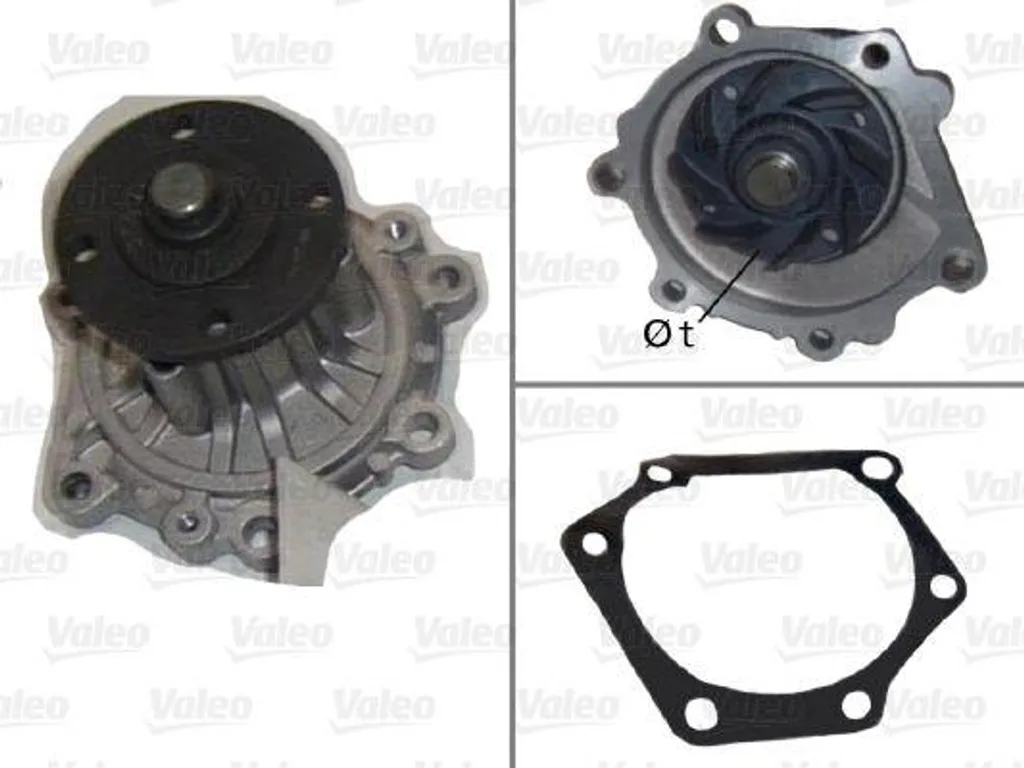 Pompe à eau robuste Valeo 506846 OE PA10306 pour Land Cruiser et Taro