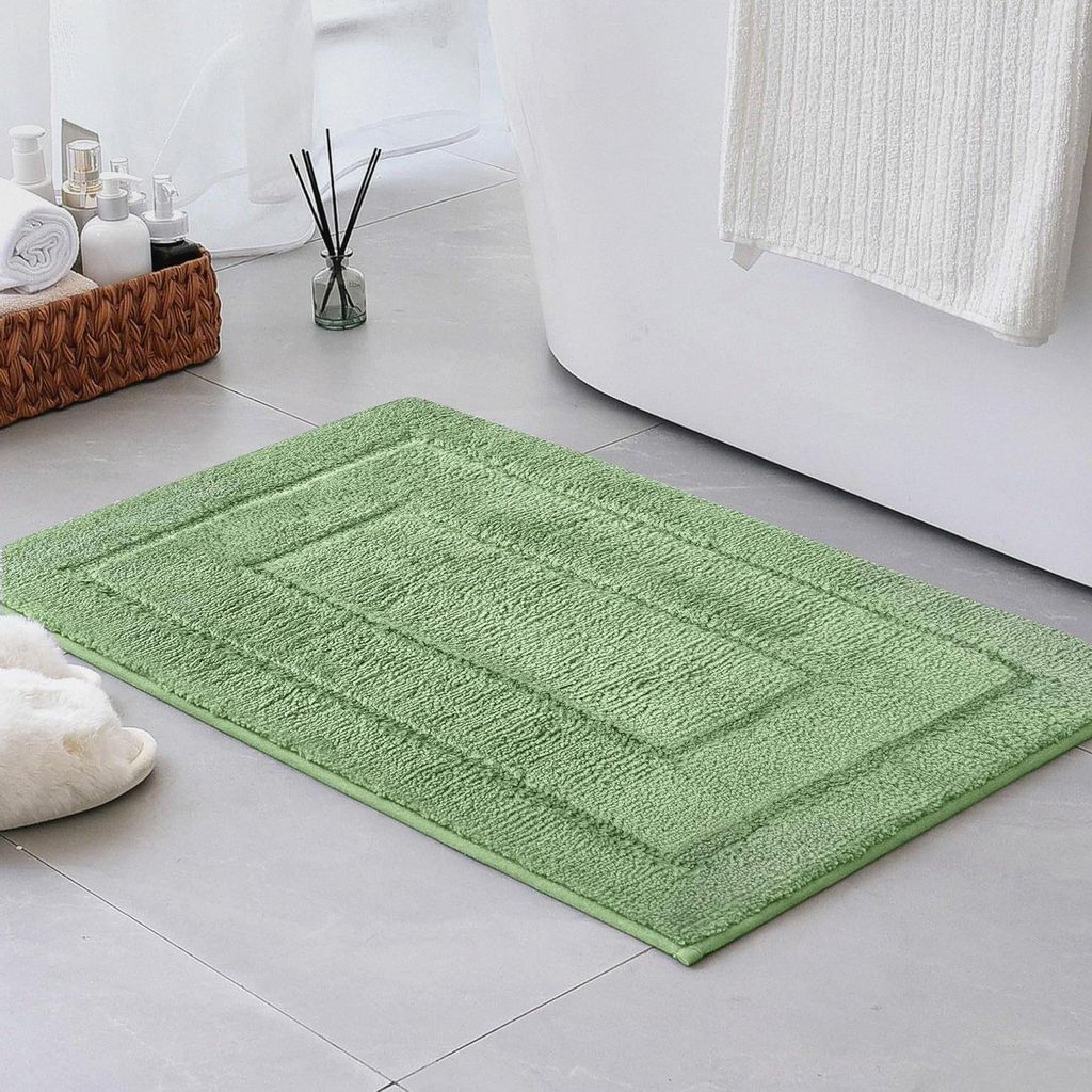 Badezimmerteppich, Badematte rutschfest, Super Weicher Badteppich rutschfest Waschbar Absorbierend, Badvorleger für WC Teppich, Badezimmer, Dusche...