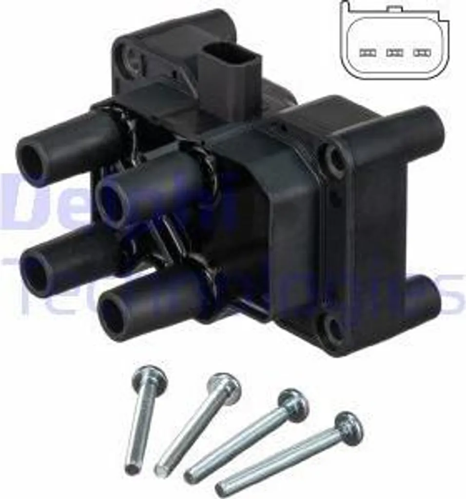 Bobina d'accensione Delphi GN10205-12B1 OE 1350562 per Ford / Volvo