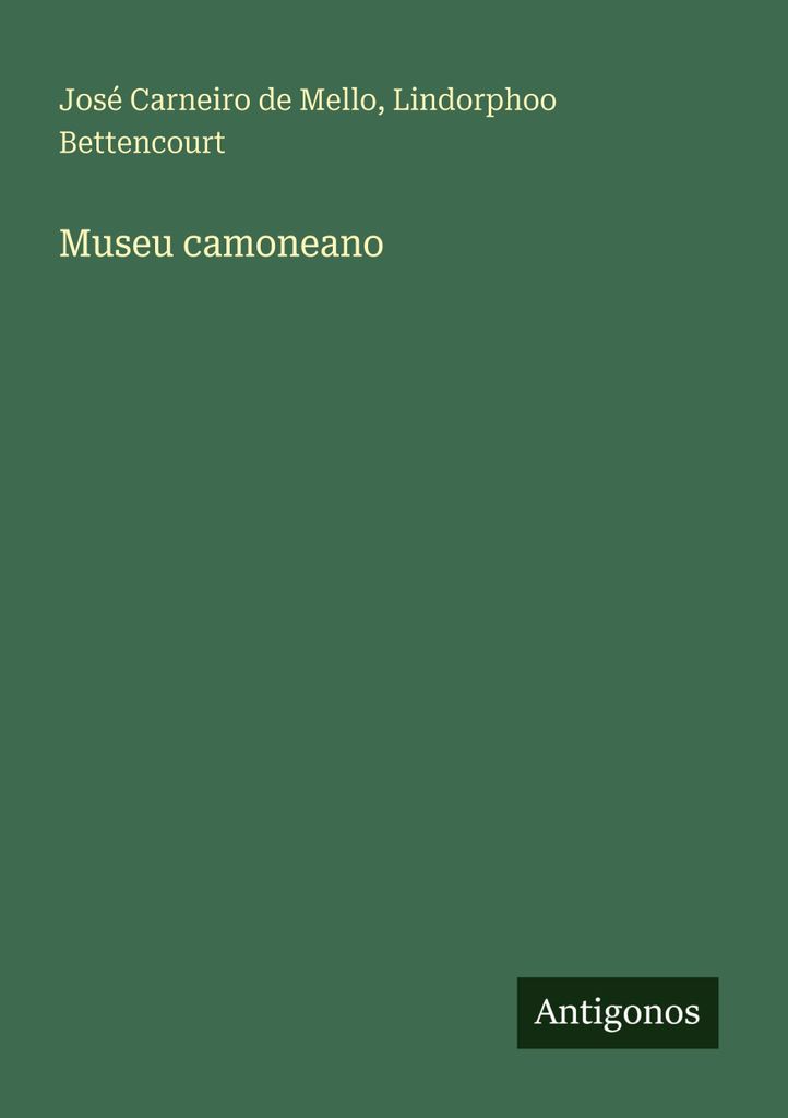 Carneiro de Mello, J: Museu camoneano