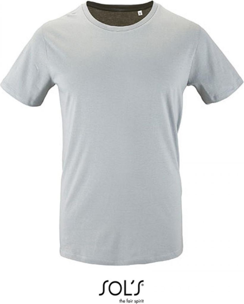 SOLs 02076 | Herren Short Sleeve T-Shirt Milo - Farbe: Pure Grey - Größe: 3XL