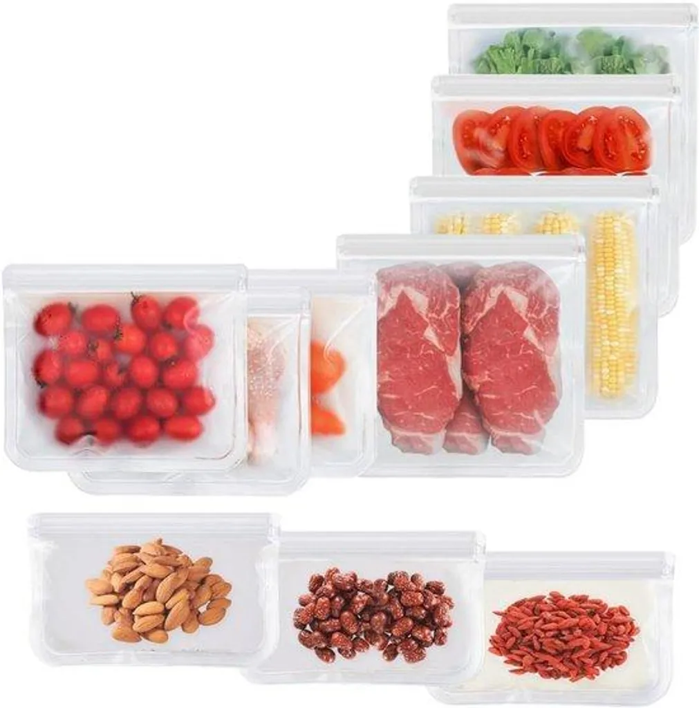 Sachets en silicone anti-fuite pour conserver vos aliments sans gaspillage