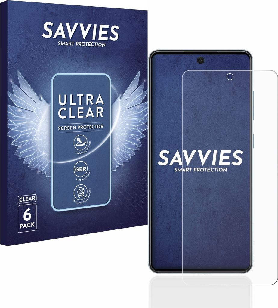 6x Für Samsung Galaxy A52 5G Schutzfolie Savvies Produktbild 