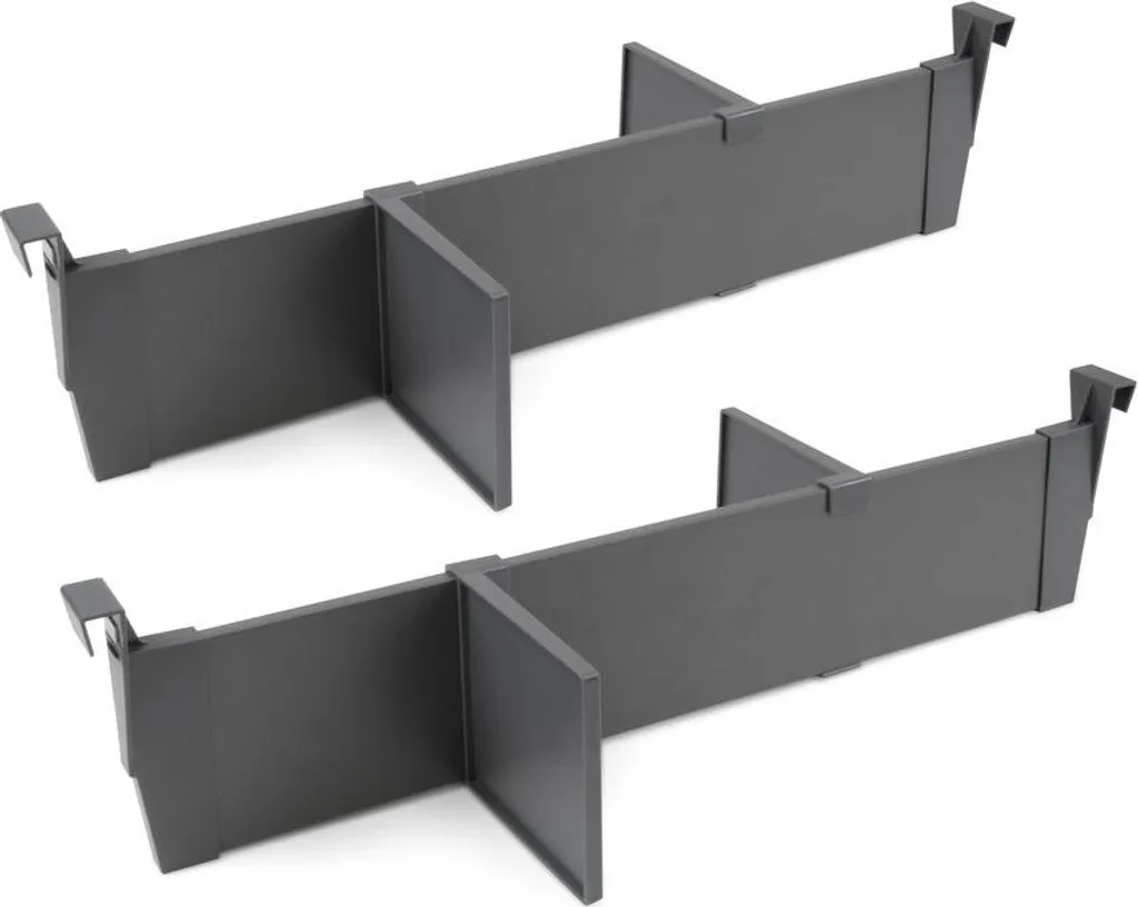 Diviseurs de tiroir Vertex-Concept Gris, kit de rangement Module 600 mm Pro